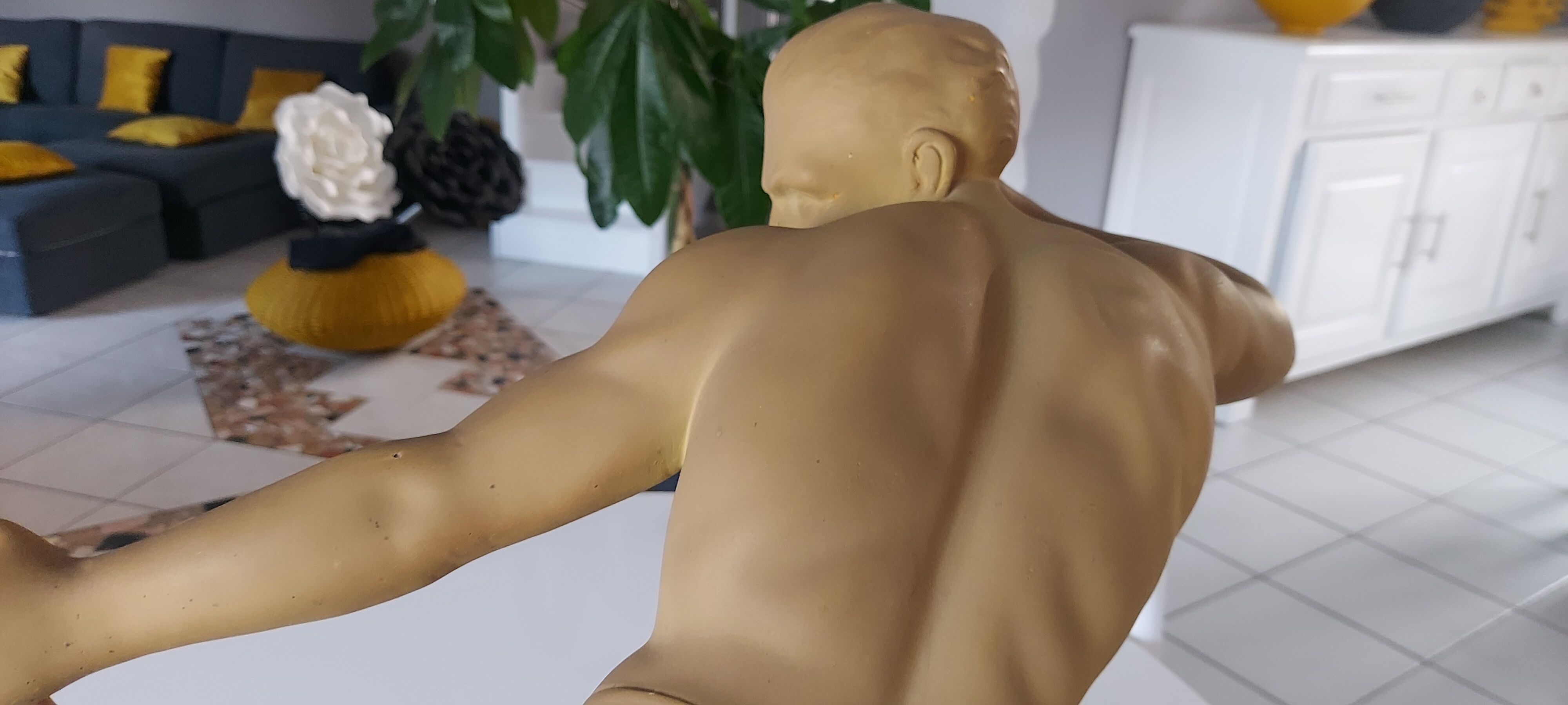 Art Deco statue sculpture from the 1950s