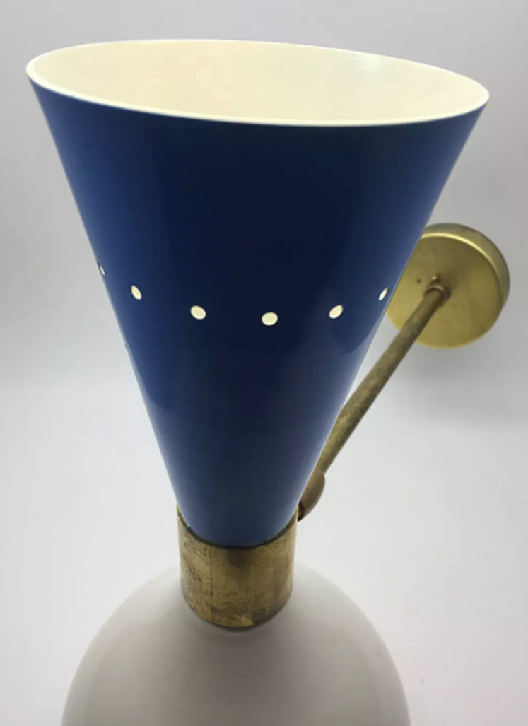 Applique moonlight blanc & bleue