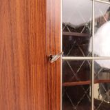 Danish rosewood corner display cabinet, 1960s