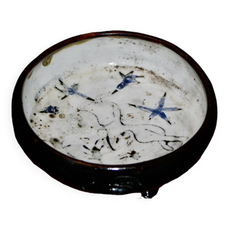 Empty ceramic pocket by Jean Rivier