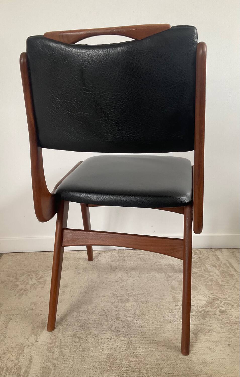 Scandinavian chair attributed to Louis Van Teeffelen from the 1960s
