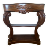 Baroque wooden carved console