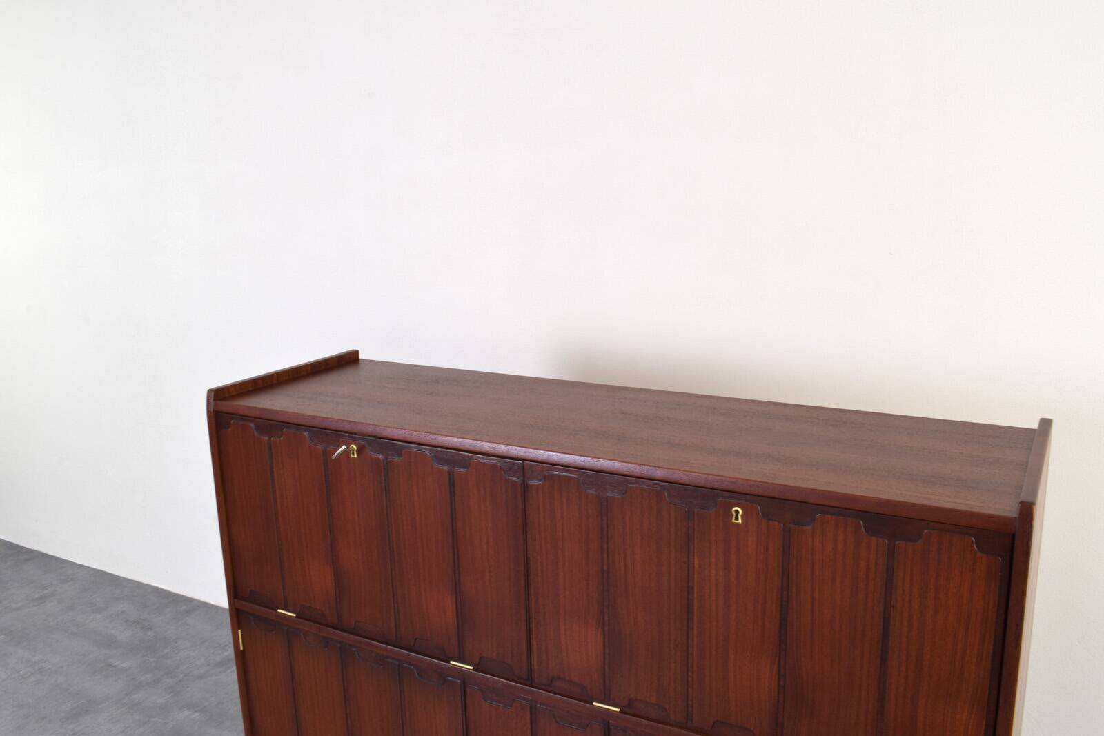 Mid-Century Norwegian Teak Highboard, 1960s.