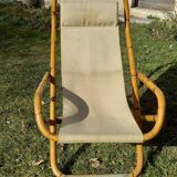 Fauteuil transat en bambou