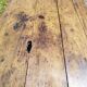 Large rustic farmhouse table bobbin legs