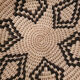 African woven wall basket, woven basket, ethnic and natural Boswana