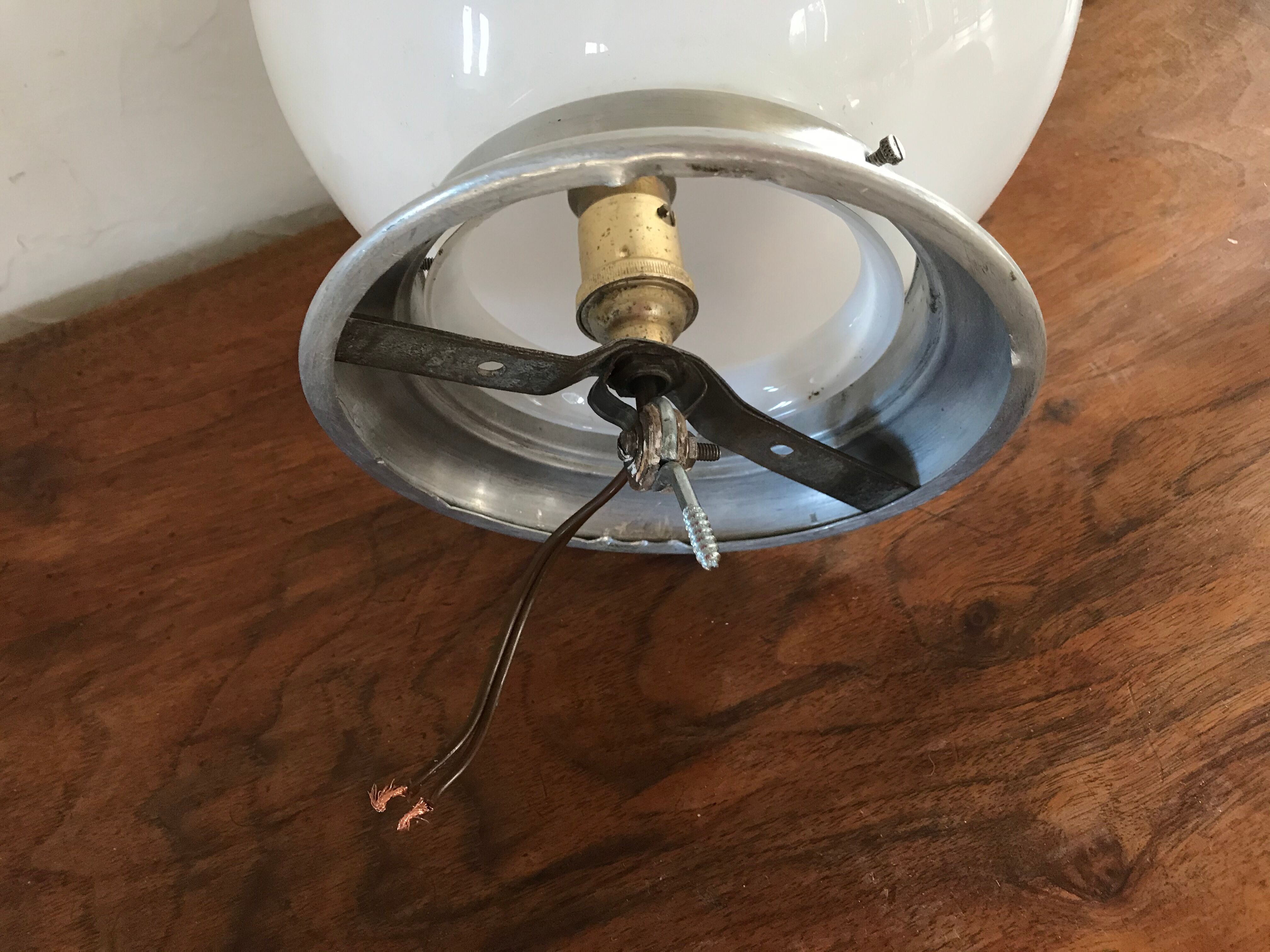 Opaline celing light 50