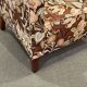Fauteuil anglais des années 1930 à tissu fleurs