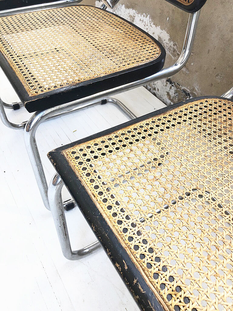 Set 4 chairs S64 by Marcel Breuer for Thonet