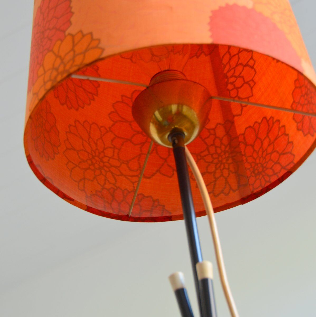 Vintage tripod floor lamp 1950s