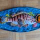 "Palissy" slip wall plate