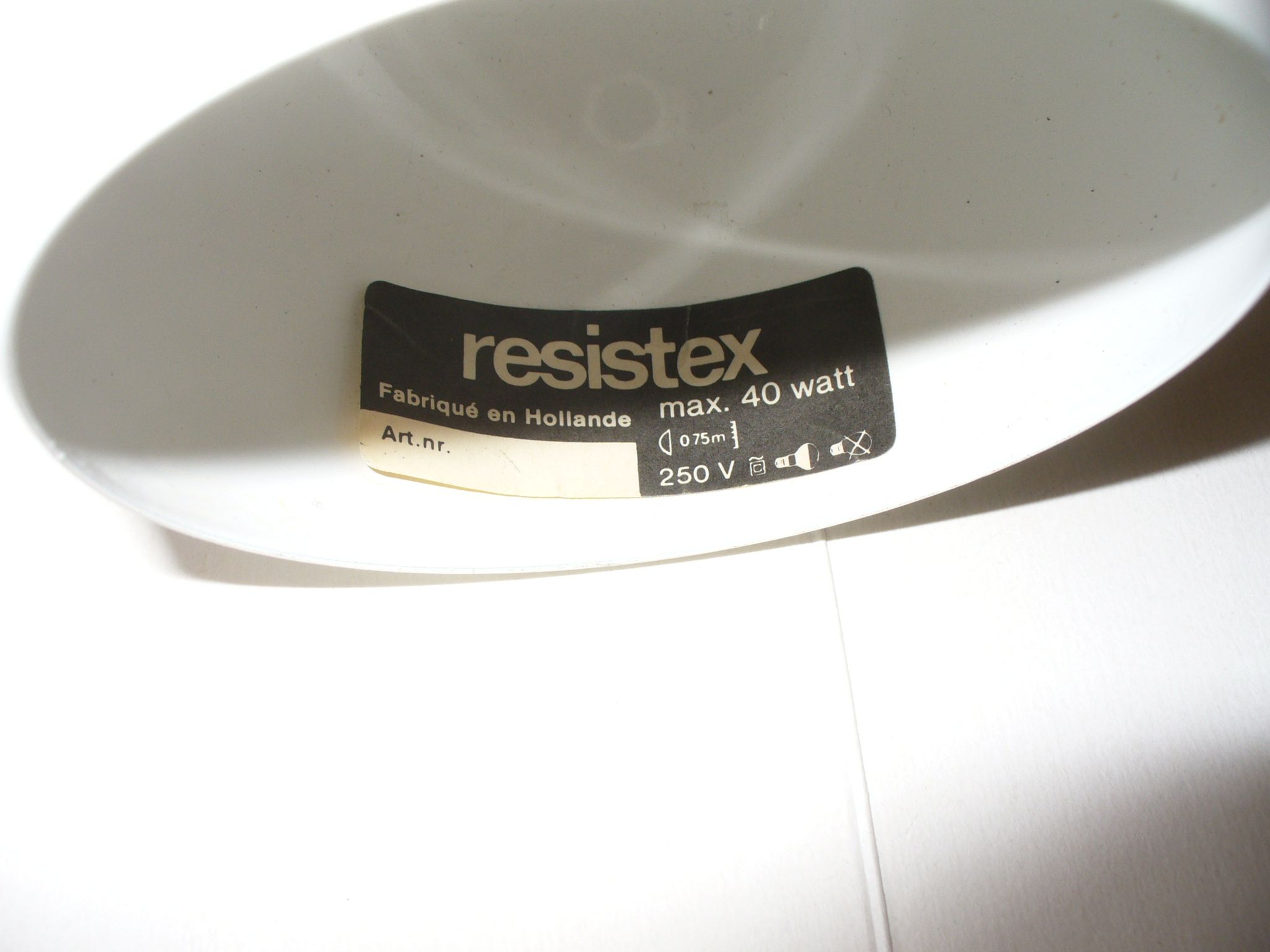Pair of eye ball wall lamps - Resistex - from the 70s