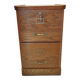 Wooden filing cabinet from the 1950s