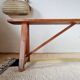 Old wooden farm bench L140cm