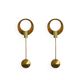 Pair of Scandinavian brass wall candlesticks by Arthur Pe, Kolbäck, Sweden