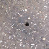 Large brutalist design garden planter bowl, germany 1960s