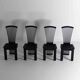 Elegant postmodern dining chairs by Pietro Costantini, Italy 1980s