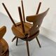 6 vintage 60s bistro-look dining chairs