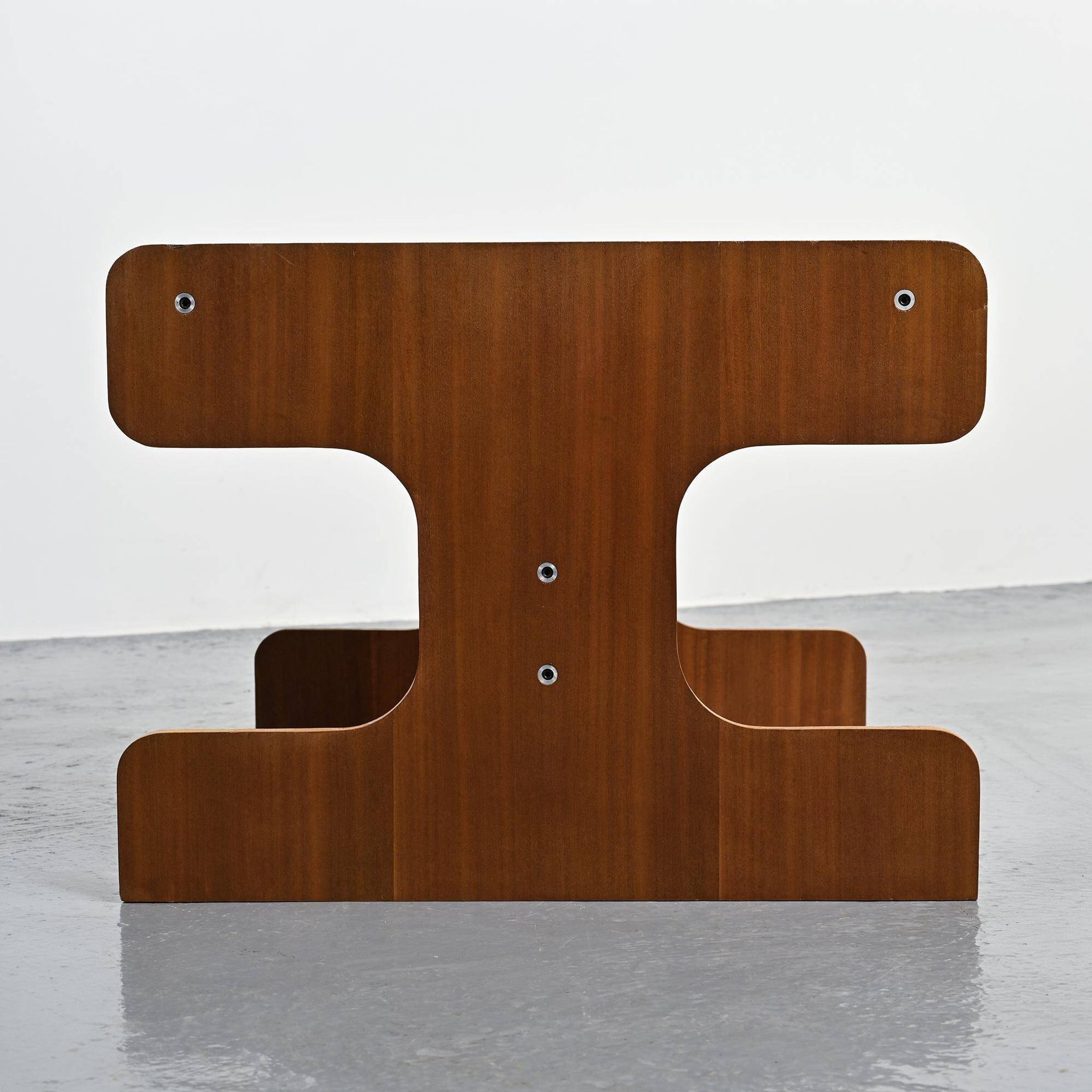 Plywood and laminate coffee table, Negroni, circa 1970
