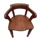 Louis Philippe oak desk chair 1900