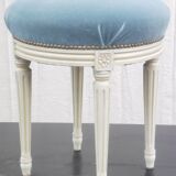 “Louis xvi” style upholstered stool