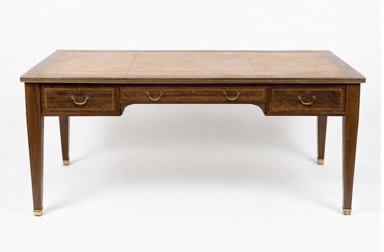 Large flat desk in Directoire style, 19th or early 20th century - urgent