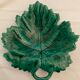 Leaf-shaped earthenware dishes