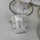 Coffee service in Limoges porcelain, by Bernardaud. 1930s.