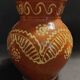 Varnished terracotta jug from Portugal, early 20th century.