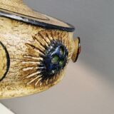 Ceramic hanging lamp by Jette Hellerøe for Axella Denmark, 1970s