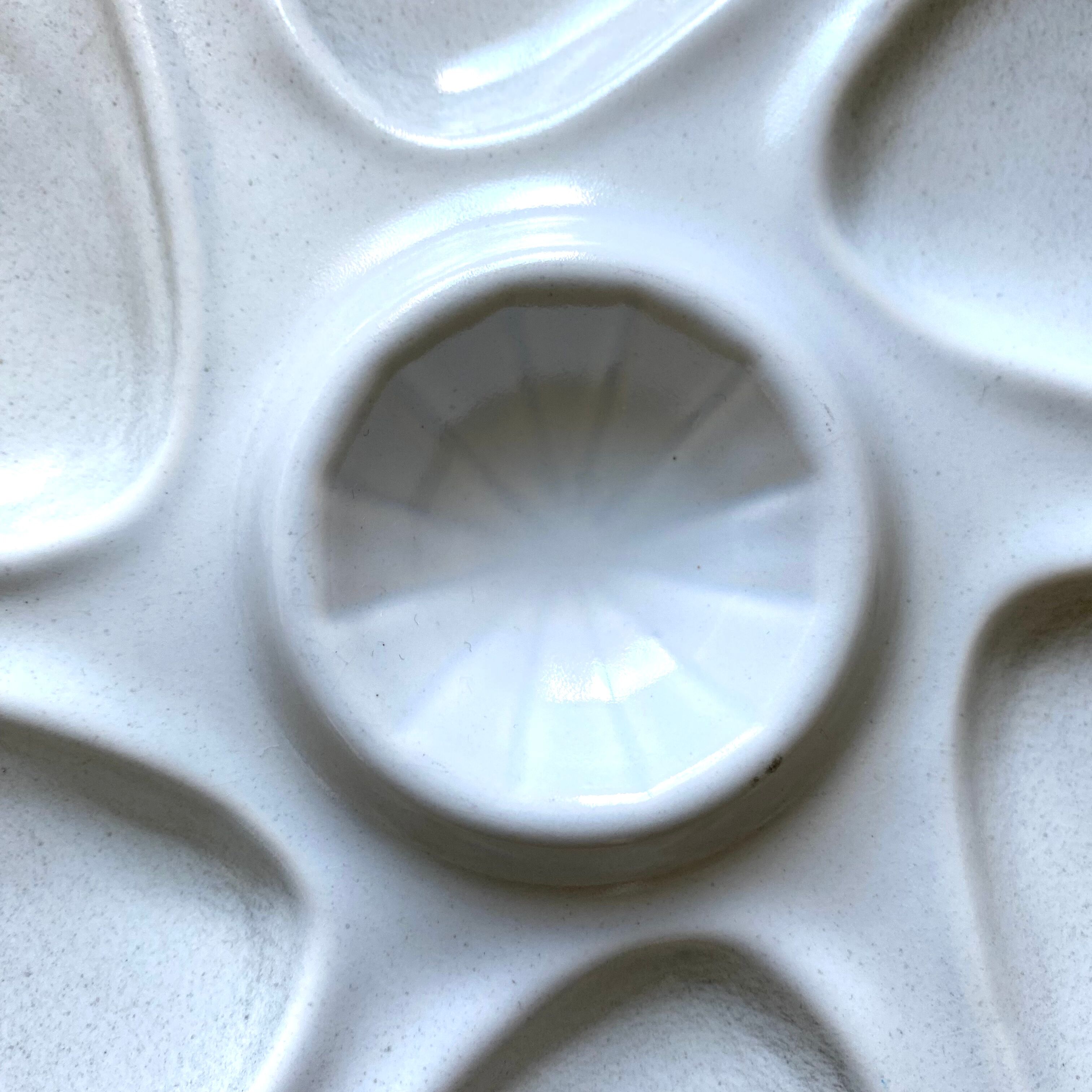 Vintage oyster plates from Salins France