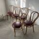 Lot of 6 Josef Kohn curved wood bistro chairs