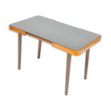 With 70 years black glass coffee table