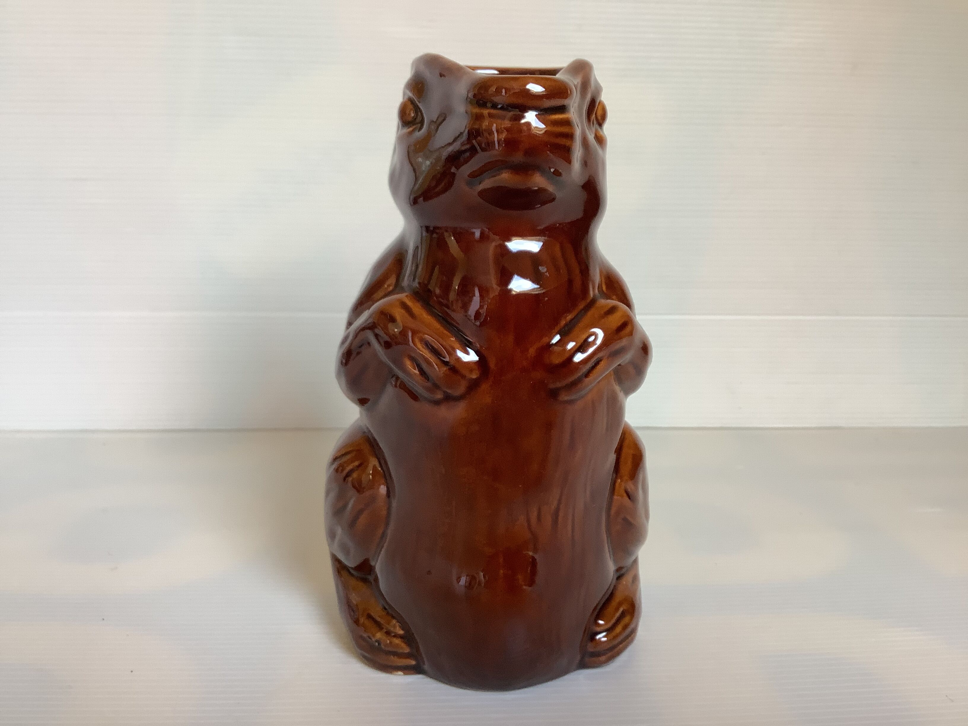 Zoomorphic pitcher in the shape of a rabbit