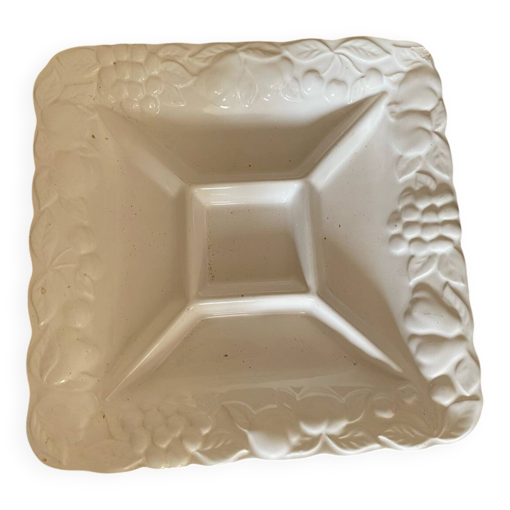 Plat carré céramique