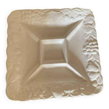 Square ceramic plate