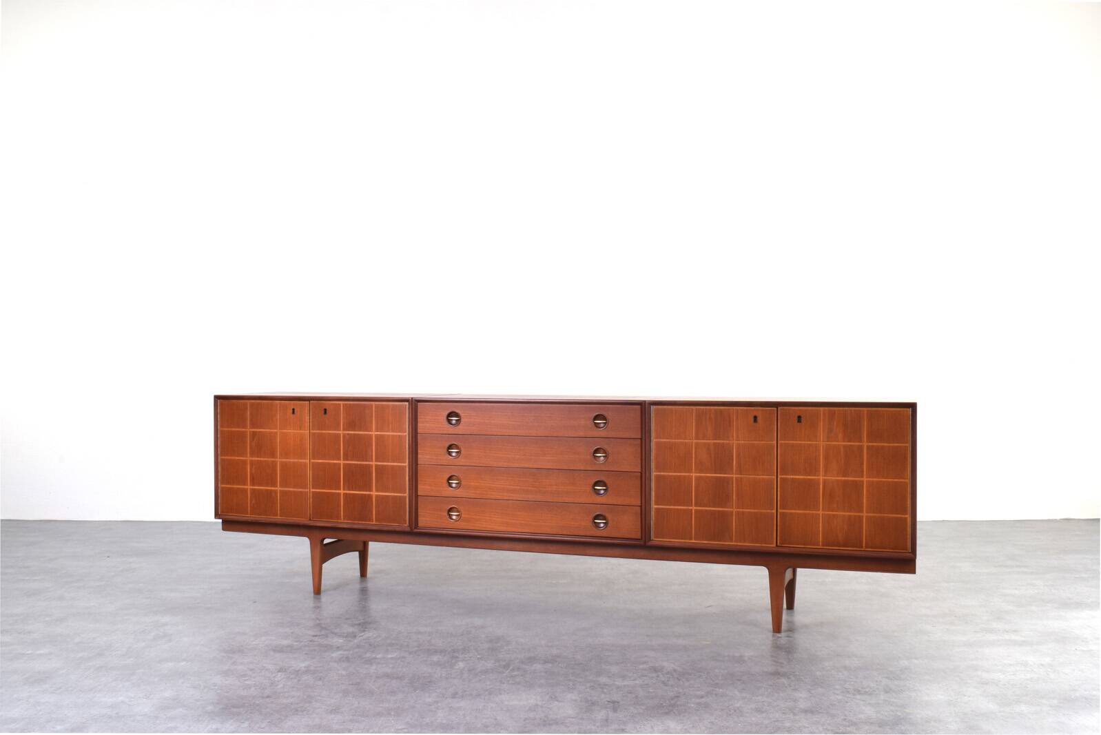 Mid-Century Teak Sideboard by Rolf Rastad & Adolf Relling for Gustav Bahus