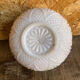 Bonbonnière Boule Boite Ancienne Opaline Blanche Vintage #C894