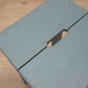 Tabouret en pin, design danois, années 1950, fabrication : Danemark