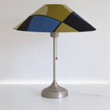 Vintage Ikea floor lamp and printed conical shade