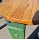 Set of 3 stackable pine stools