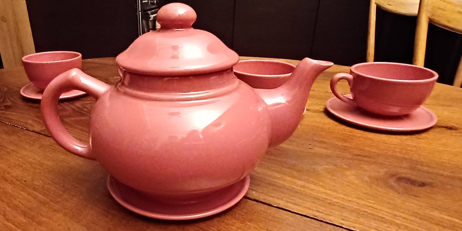 Tea service. Niderviller earthenware