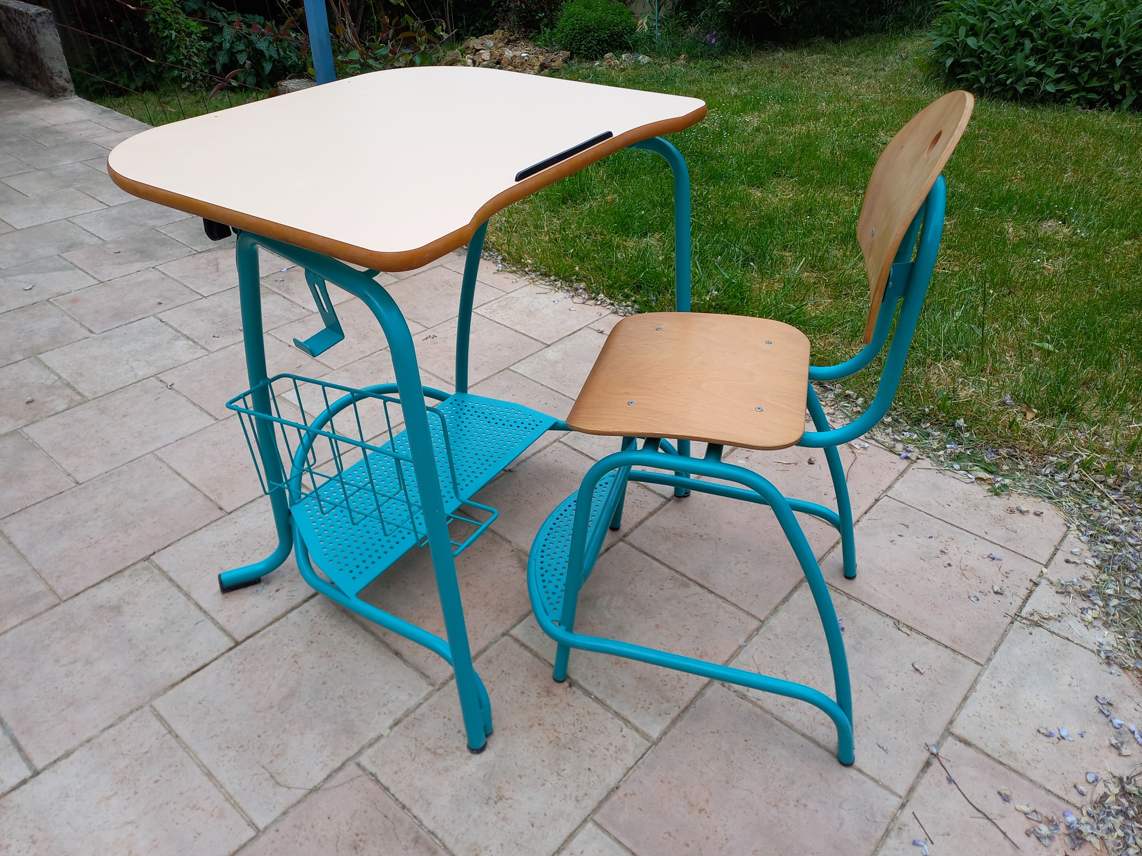 Desk and children's chair