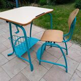 Desk and children's chair