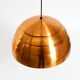 Original 1960s copper slat pendant lamp by Hans-Agne Jakobsson for Markaryd