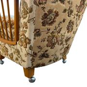 Ensemble de 2 fauteuils/sièges club vintage en bois