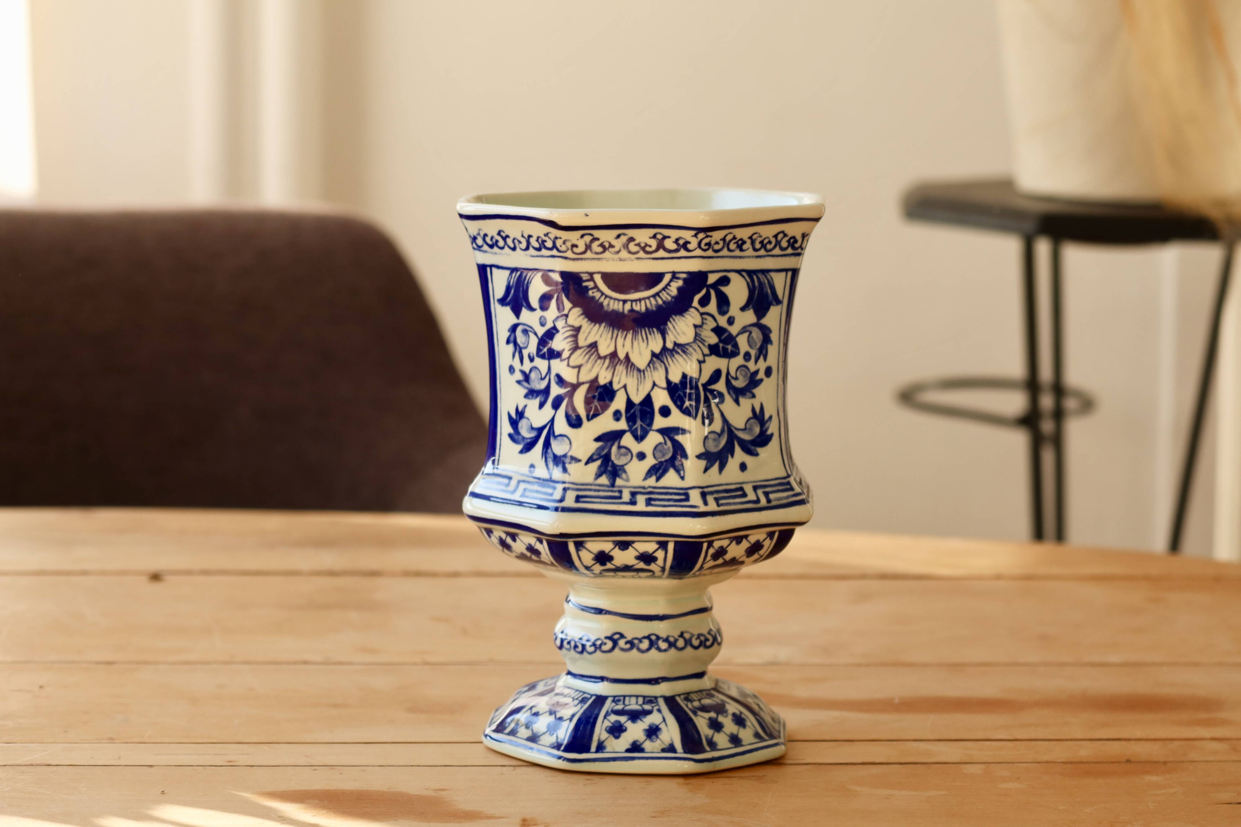 Small antique Boch vase Amsterdam model