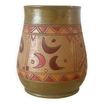 Large ceramic vase from the 1970s.