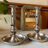 Antique up and down candlesticks