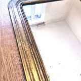 Antique Louis Phillipe mirror, gilded with gold leaf - "Marcelin"